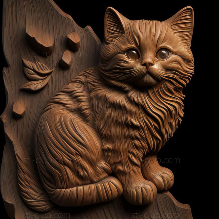 3D model st kitty (STL)